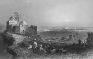 Tyrus, vom Festland von William Henry Bartlett