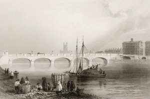 Wellesley-Brücke, Limerick, Irland, aus 