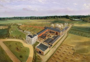 Tiptree Hall und Farm, Essex, ca. 1850-60