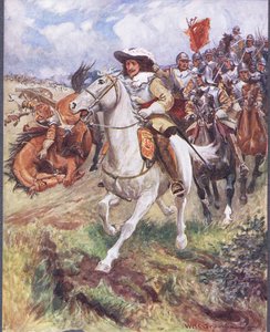 Unsere Kürassiere haben die Reihen der Verfluchten durchbrochen, Illustration aus 