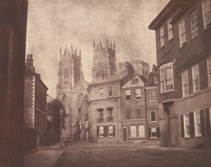 Eine Szene in York: York Minster von Lop Lane