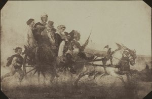 Neapolitanischer Transport - Kopie eines Gemäldes in der Lacock Abbey von William Henry Fox Talbot