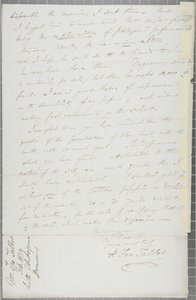 Signierter Brief von William Henry Fox Talbot an James David Forbes, 1839 von William Henry Fox Talbot