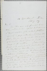 Signierter Brief von William Henry Fox Talbot an James David Forbes, 1839 von William Henry Fox Talbot