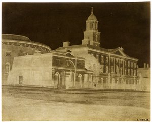 Das Entbindungsheim und die neuen Versammlungssäle mit Rotunde, Dublin von William Henry Fox Talbot