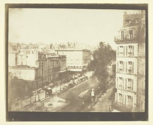 Ansicht der Boulevards in Paris