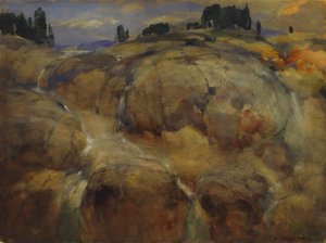Verlassener Gletscherbett von William Henry Holmes