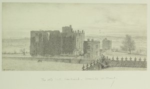 Hardwick Old Hall von William Henry Hunt
