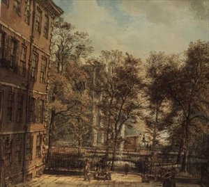 New Court: The Temple, London von William Henry Hunt