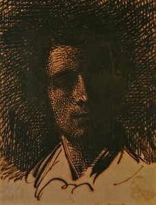 Porträt von J. E. Millais von William Henry Hunt