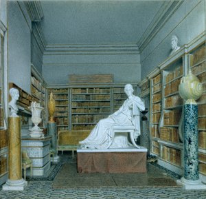Die Alte Bibliothek, Chatsworth von William Henry Hunt