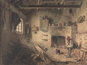 Das Frühstück des Holzfällers, ca. 1832-34