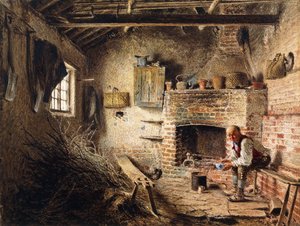 Das Frühstück der Holzfäller, ca. 1832-1834 von William Henry Hunt