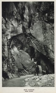 Canyons von Colorado: Box Canon, in der Nähe von Ouray von William Henry Jackson