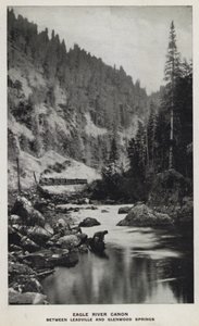 Canyons von Colorado: Eagle River Canon, zwischen Leadville und Glenwood Springs von William Henry Jackson