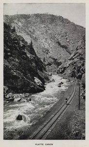 Canyons von Colorado: Platte Canon von William Henry Jackson