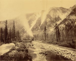Chalk Creek Canyon von William Henry Jackson
