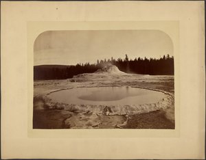 Heiße Quellen und Castle Geyser von William Henry Jackson