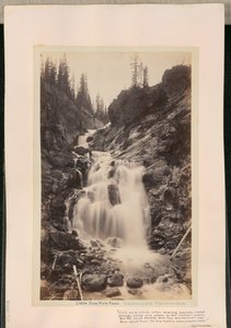 Kleiner Firehole-Wasserfall von William Henry Jackson