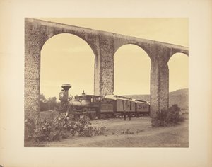 Altes Aquädukt in Querétaro, Mexiko von William Henry Jackson