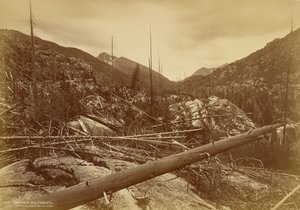 Roches Moutonnées in der Nähe des Berges des Heiligen Kreuzes von William Henry Jackson