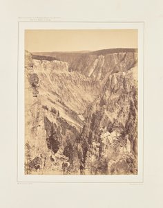Der Große Canyon, eine Meile unterhalb der Wasserfälle von William Henry Jackson