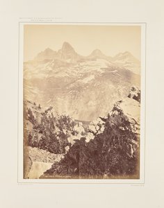 Die drei Tetons, Mt. Hayden von William Henry Jackson