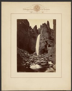Tower Falls, 115 Fuß von William Henry Jackson