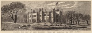 Dalmeny, der Sitz von Lord Rosebery, wo Mr. Gladstone gewohnt hat von William Henry James Boot