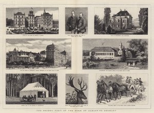 Der kürzliche Besuch des Herzogs von Albany in Deutschland