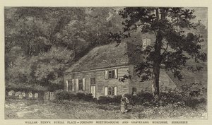 William Penns Grabstätte, Jordans Meeting-House und Friedhof, Ruscombe, Berkshire von William Henry James Boot