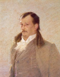 Porträt von Georges Courteline (Detail) von William Henry Lake Price