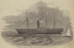 Das indische Reich, Postdampfer auf der neuen Atlantikroute von William Henry Prior
