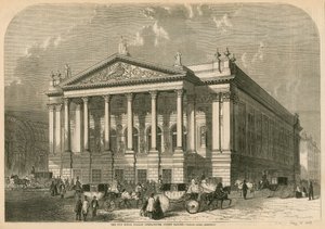 Das neue italienische Opernhaus, Covent Garden, London von William Henry Prior