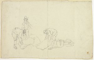 Figuren mit Marktgütern von William Henry Pyne