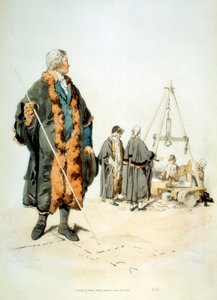 Mitglied einer Londoner Wardmote-Untersuchung in offizieller Kleidung, 1808 von William Henry Pyne