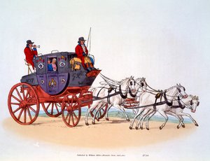 Postkutsche, Die Worcester und die London Royal Mail, 1808