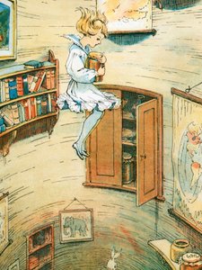 Alice im Wunderland, Buchplatte von William Henry Romaine Walker