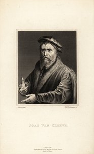 Porträt von Joos van Cleve, Maler tätig in Antwerpen, ca. 1485-1540 von William Henry Worthington