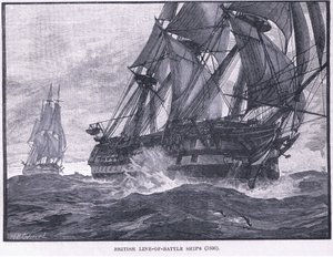 Britische Linienschiffe AD 1836