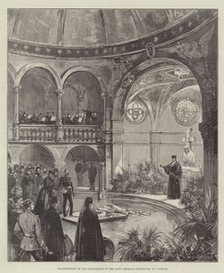 Einweihung des Mausoleums des verstorbenen Kaisers Friedrich in Potsdam