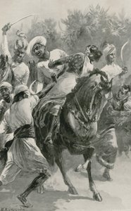 Mahratta-Freibeuter auf einem Raubzug von William Heysham Overend