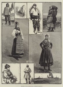 Skizzen auf der Internationalen Fischereiausstellung