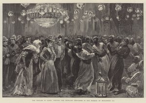 Die Engländer in Kairo, Besuch der heulenden Derwische in der Moschee von Mohammed Ali von William Heysham Overend