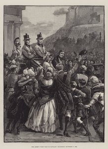 Der erste Besuch der Königin in Schottland, Edinburgh, 3. September 1842