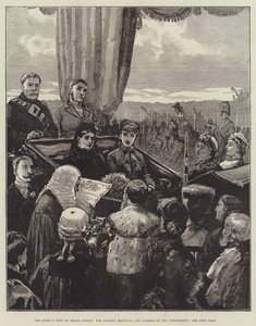Der Besuch der Königin im Epping Forest, Ihre Majestät empfängt die Adresse der Corporation