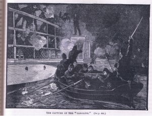 Die Eroberung der Caroline AD 1838