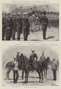 Truppen bei der Eröffnung des Imperial Institute von William Heysham Overend