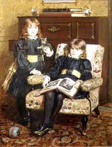 Porträt von May und Violet Craik von William Hippon Gadsby