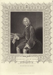 Porträt von William Pitt dem Älteren von William Hoare